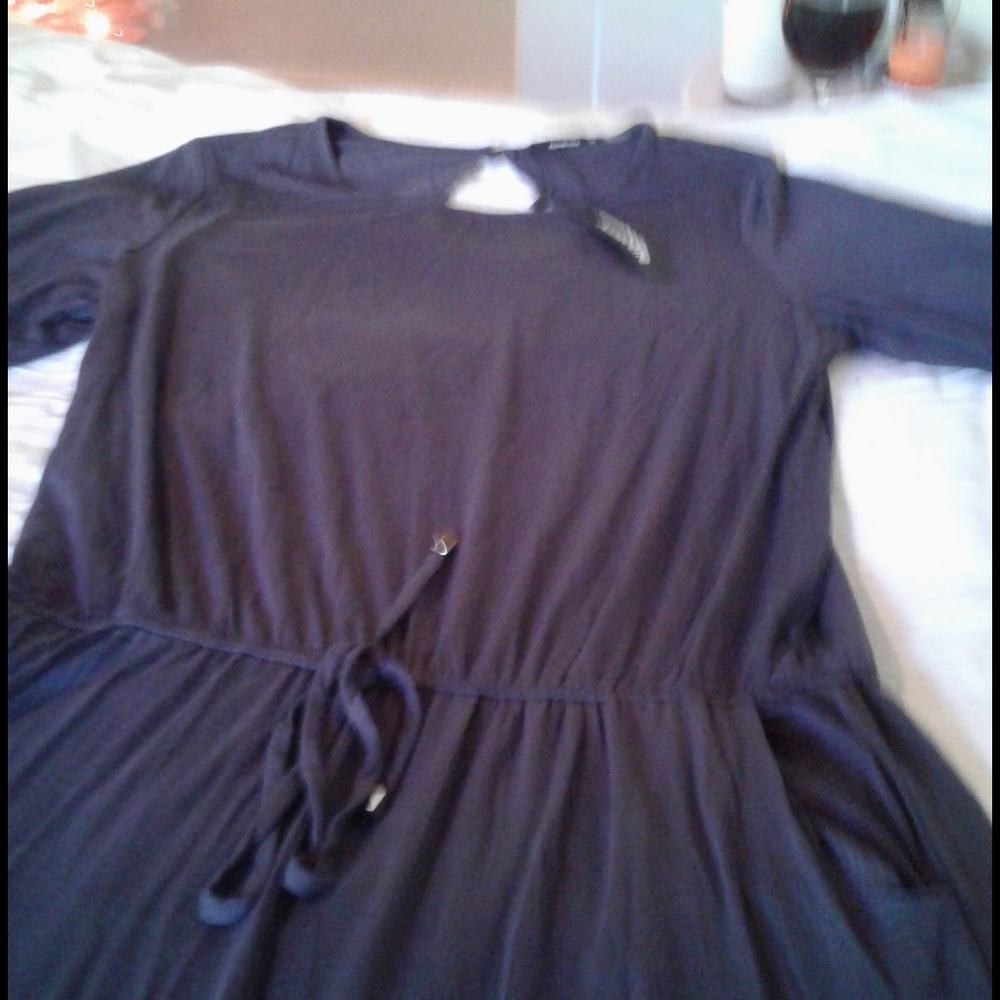 NWT Charcoal gray jumpsuit with pockets